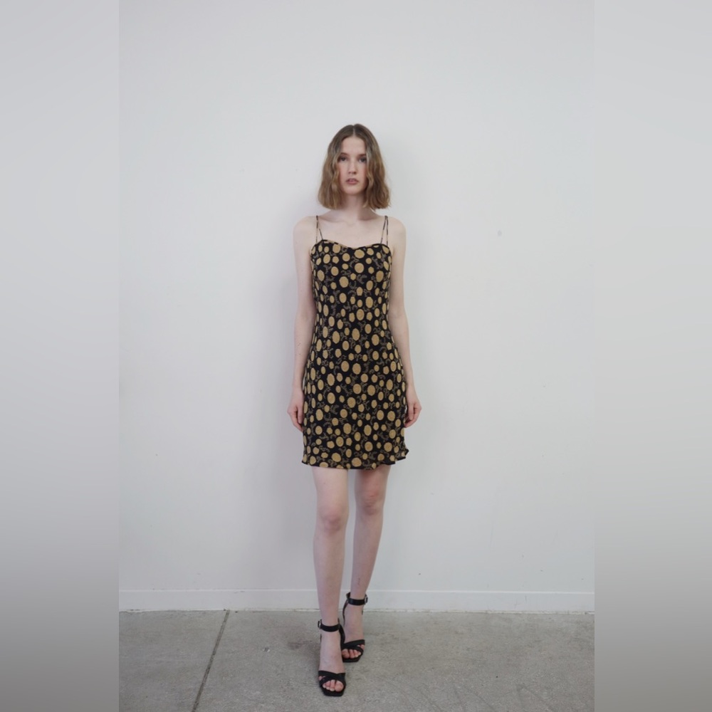 Vintage 90’s silk dress Holt Renfrew medium